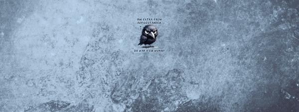 Bin extra früh augestanden da war kein Wurm - Loop Panel - Jersey